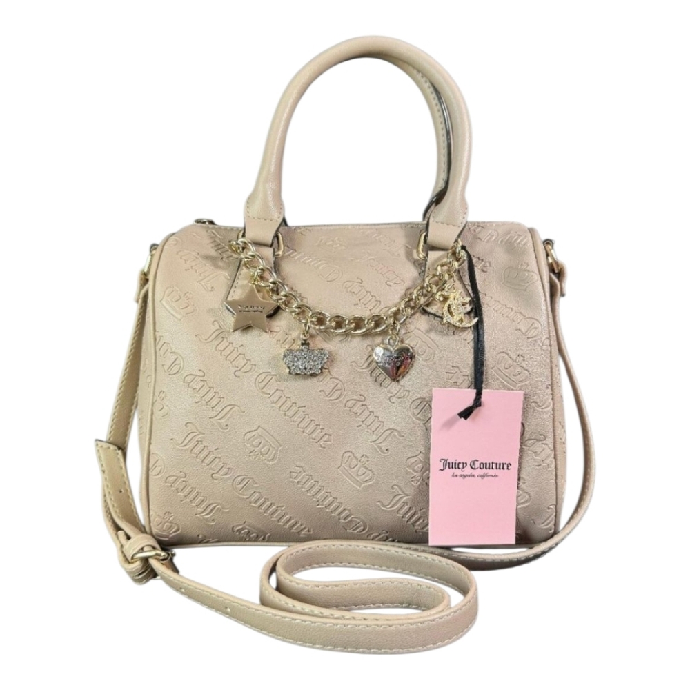 Juicy Couture Not Your Babe Embossed Satchel Crossbody Bag NWT